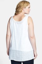 Thumbnail for your product : Eileen Fisher Linen Tank (Plus Size)
