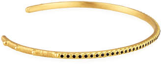 Armenta Sueno 18K Gold Bangle with Black Sapphires