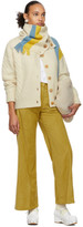 Thumbnail for your product : Sjyp Yellow Corduroy Piping Trousers
