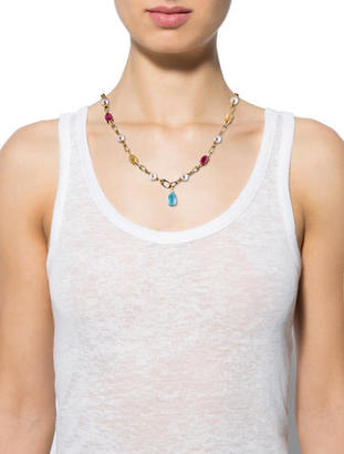 Bvlgari Vintage Gemstone, Pearl & Diamond Necklace