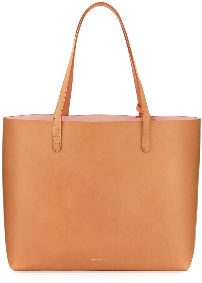 tan leather tote