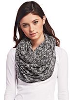 Thumbnail for your product : Wet Seal Black & White Knit Infinity Scarf
