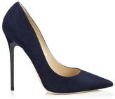Thumbnail for your product : Jimmy Choo Anouk Black Suede Pointy Toe Pumps