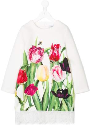 Love Made Love tulip print dress
