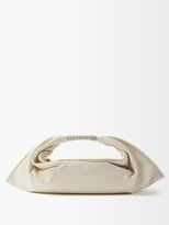 Thumbnail for your product : STAUD Jetson Leather Handbag - Cream