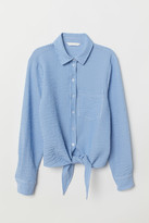 Thumbnail for your product : H&M Tie-front blouse