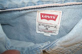 Thumbnail for your product : Levi's Denim Shirt Rivet Buttons New Age Bleach Blue Authentic Levis M L Xl Xxl