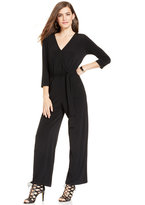 Thumbnail for your product : NY Collection Petite Belted Jumpsuit