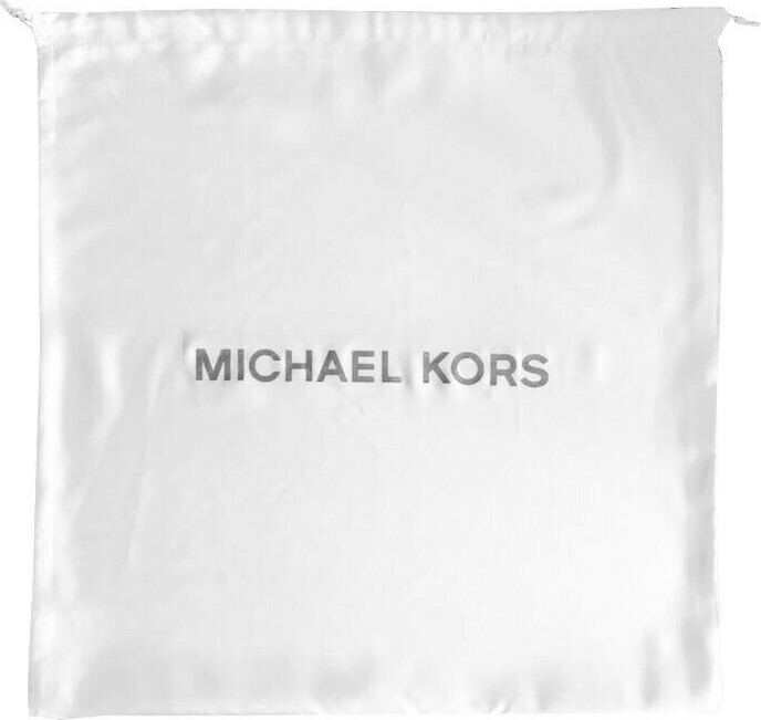 Michael Kors White Satin Drawstring Dust Bag at Luxe Purses