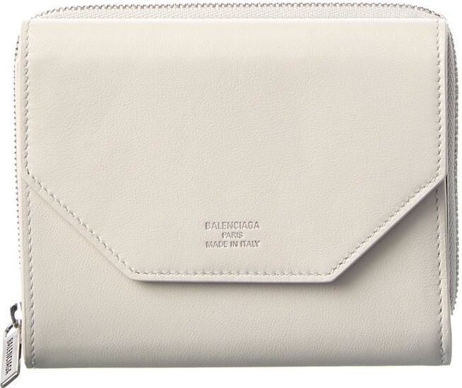 Balenciaga Envelope Compact Leather Wallet