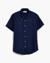 Thumbnail for your product : Madewell Short-Sleeve Button-Down Shirt in Indigo Dots
