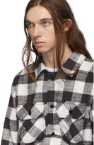 Thumbnail for your product : Naked and Famous Denim Black and White Slubby Check Work Shirt