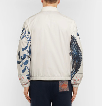 Folk + Goss Brothers Alligator Printed Cotton-Twill Jacket