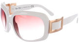 Thumbnail for your product : Roger Vivier Oversize Buckle Sunglasses
