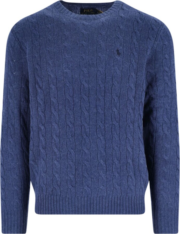 Polo Ralph Lauren Logo Braided Sweater