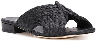 Paloma Barceló Open Toe Braided Sandals