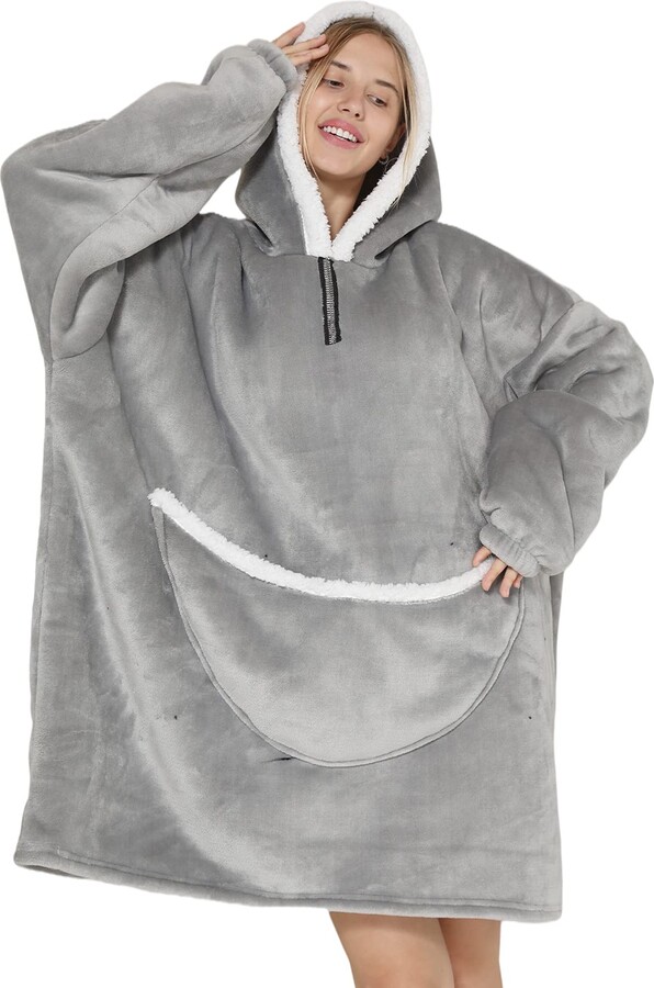 womens hooded sherpa flannel