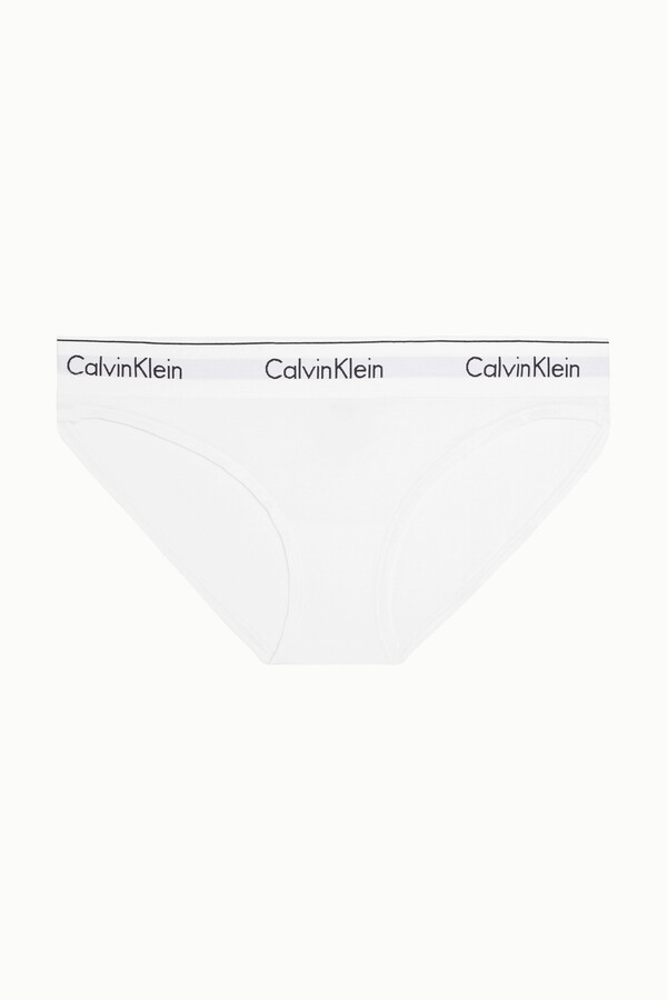 Calvin Klein Underwear Modern Cotton Stretch Cotton-blend Briefs - White -  ShopStyle Panties