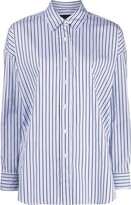 Oversize Striped Cotton Shirt 