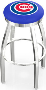 Holland Bar Stool L8C2C Chicago Cubs Swivel Bar Stool
