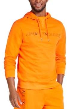 armani exchange logo hoodie