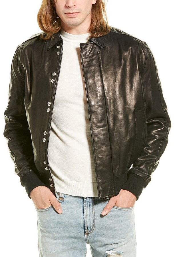 iro mens leather jacket