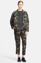 Thumbnail for your product : Valentino Camo Print Puffy Bomber Jacket