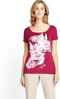 Thumbnail for your product : Savoir Short Sleeve Scoop T-shirt