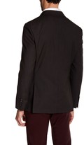 Thumbnail for your product : Zanetti Brown Pin Dot Two Button Notch Lapel Wool Modern Fit Sport Coat