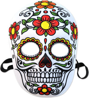 Beistle Day Of The Dead Mask - 12 Pack