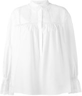 Sonia Rykiel - lace inserts shirt - women - coton - 38