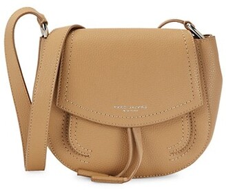 Marc jacobs textured leather crossbody saddle bag Clearance