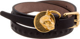 Thumbnail for your product : Alexander McQueen Black Leather Wrap Bracelet