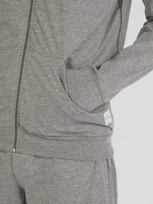 Paul Smith Zip Through Hooded Sweatshirt - Mens - Grey