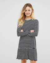 Thumbnail for your product : Brave Soul Stripe Drop Hem Dress