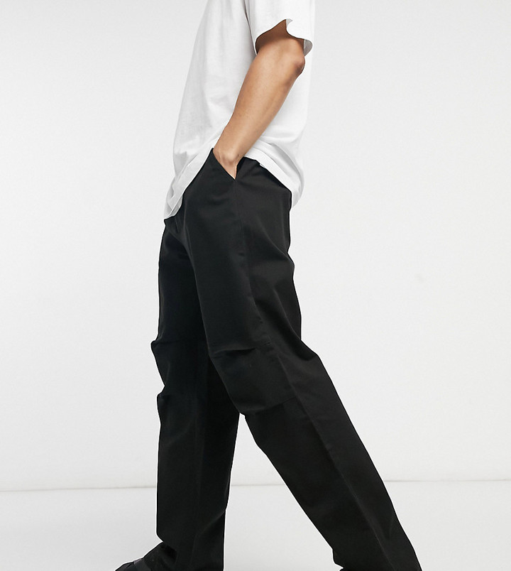 Collusion 90s baggy pants in black - ShopStyle Chinos & Khakis