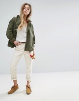 Thumbnail for your product : Maison Scotch Relaxed Fit Army Jacket With Hidden Hood