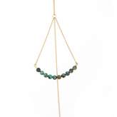 Thumbnail for your product : SALOME - Rebel Necklace with Fringe African Turquoise