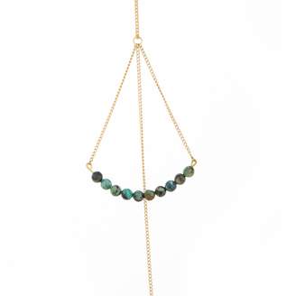 SALOME - Rebel Necklace with Fringe African Turquoise