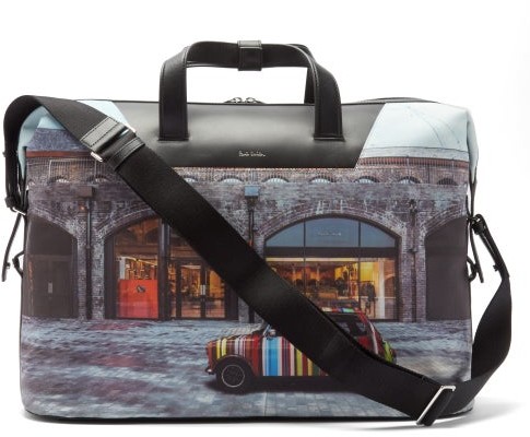 paul smith leather holdall