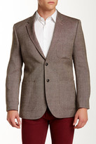 Thumbnail for your product : English Laundry Brown Sharkskin Two Button Notch Lapel Blazer