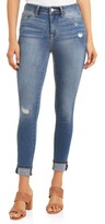 Thumbnail for your product : Time and Tru Women's High Rise Sculpted Ankle Jegging