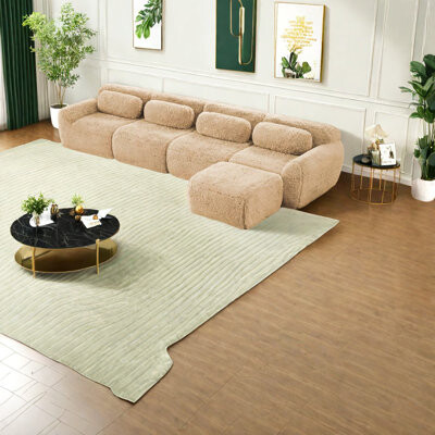 Ivy Bronx Comfortable Modular Sectionals Plush Fabric Modern Design For Bedroom