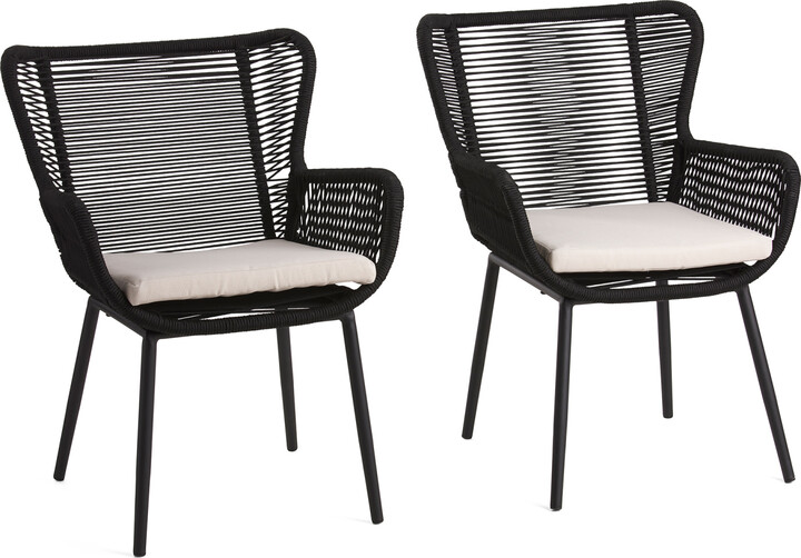 Handcrafted In Vietnam Set Of 2 Outdoor Rope Chairs ShopStyle