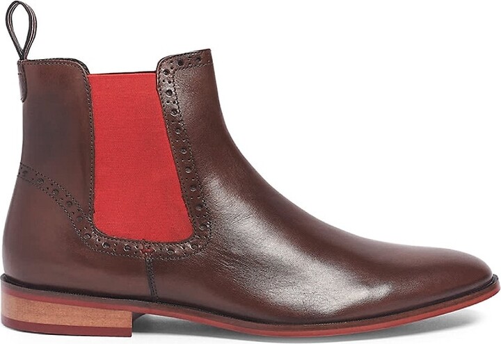 Carlos Santana Mantra Leather Chelsea Boots