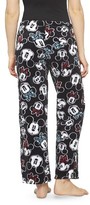 Thumbnail for your product : Disney Mouse Fleece Pajama Pant Black