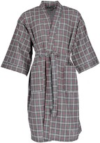 Thumbnail for your product : Leisureland Men's Plaid Broadcloth Dressing Gown