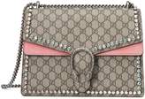 Thumbnail for your product : Gucci Dionysus GG Supreme shoulder bag with crystals