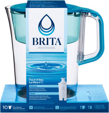 Brita Tahoe 10 cups Blue/Clear Water Filter Pitcher