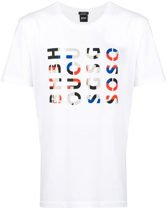 HUGO BOSS logo print T-shirt